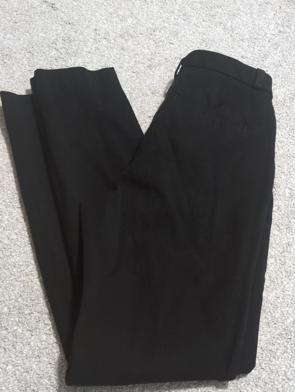 Banana Republic Black Ankle Dress Trousers High Rise Sloan